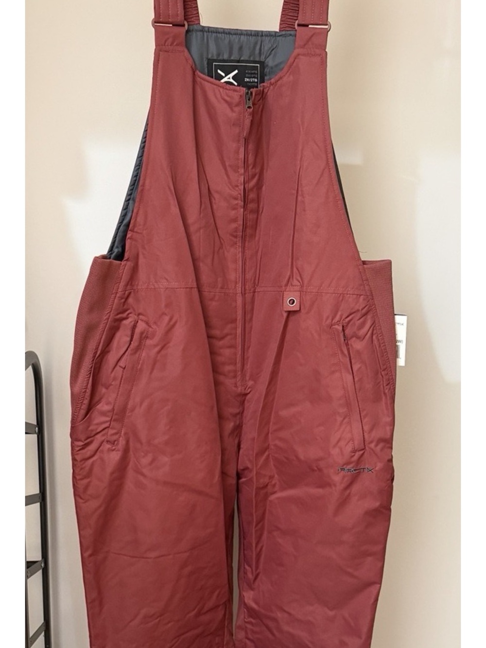 Arctix Women's Ski Bibs in Rust